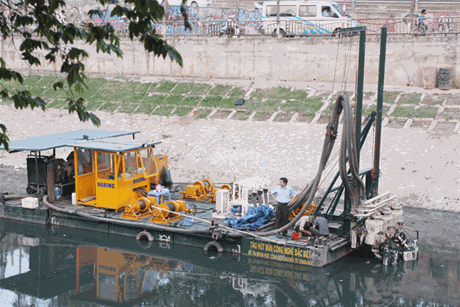 Triển khai các gói thầu thuộc dự án Thoát nước nhằm cải thiện môi trường Hà Nội Triển khai các gói thầu thuộc dự án Thoát nước nhằm cải thiện môi trường Hà Nội