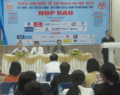 Gần 450 doanh nghiệp tham gia Triển lãm quốc tế Vietbuid Hà Nội 2015 Gần 450 doanh nghiệp tham gia Triển lãm quốc tế Vietbuid Hà Nội 2015